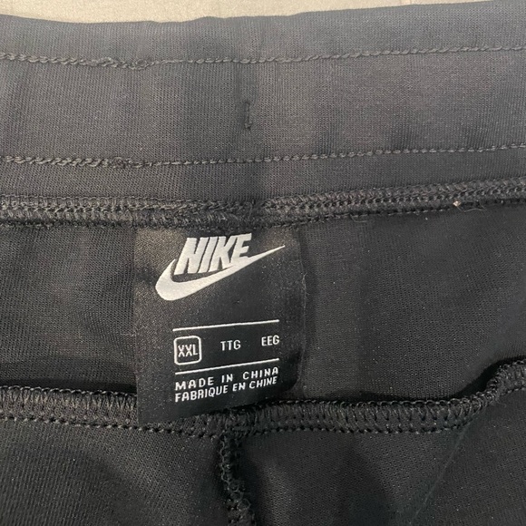NIKE Men’s Black Jogger Fleece Zipper pockets Sweatpants 2XL - Picture 6 of 9